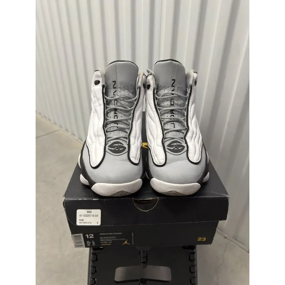 Nike Air Jordan Pro Strong White Black 1 Size 12 Men's - 407285-013